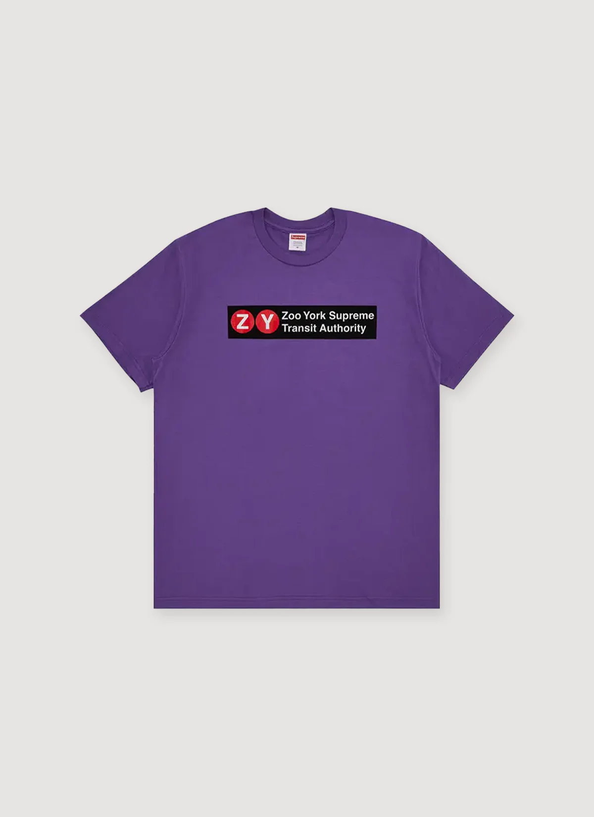 Supreme Zoo York Transit Tee Purple