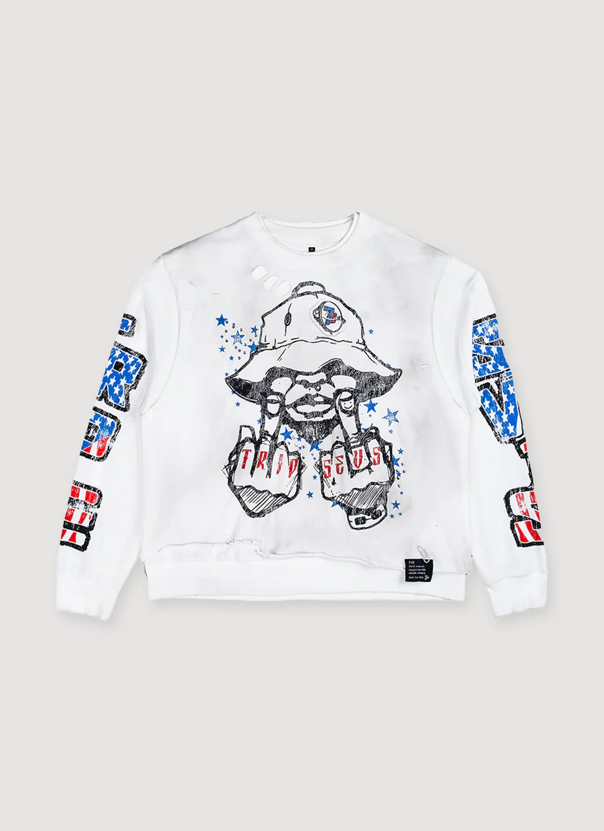 Triple Sevens Trade War Longsleeve White