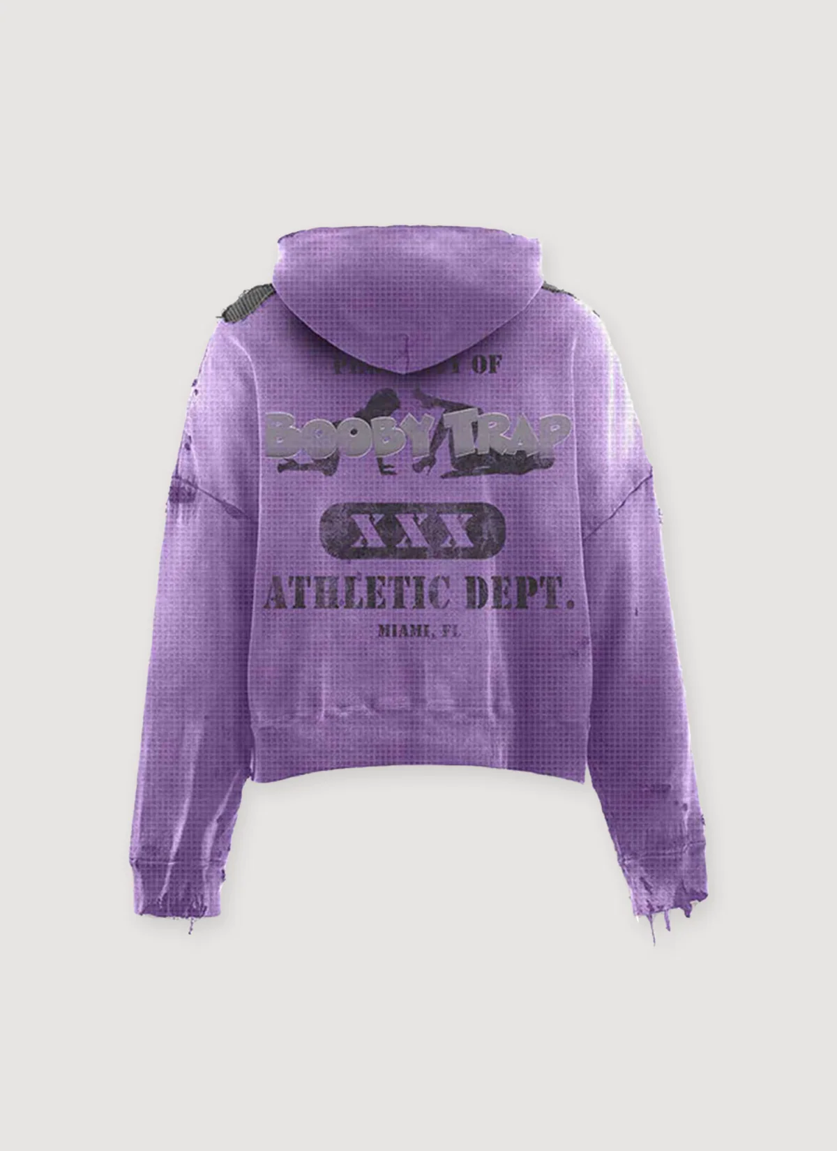 Triple Sevens Trap Reversible Zip Up Sweatshirt Purple Black - Image 2