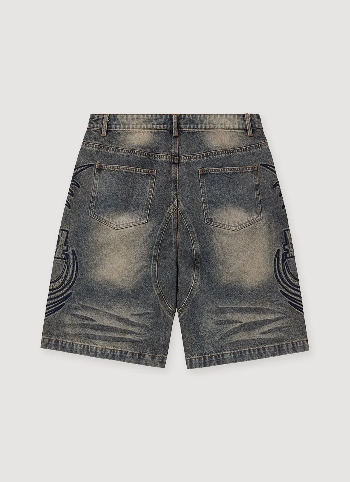 Vale Forever Armour Jorts Indigo - Image 2