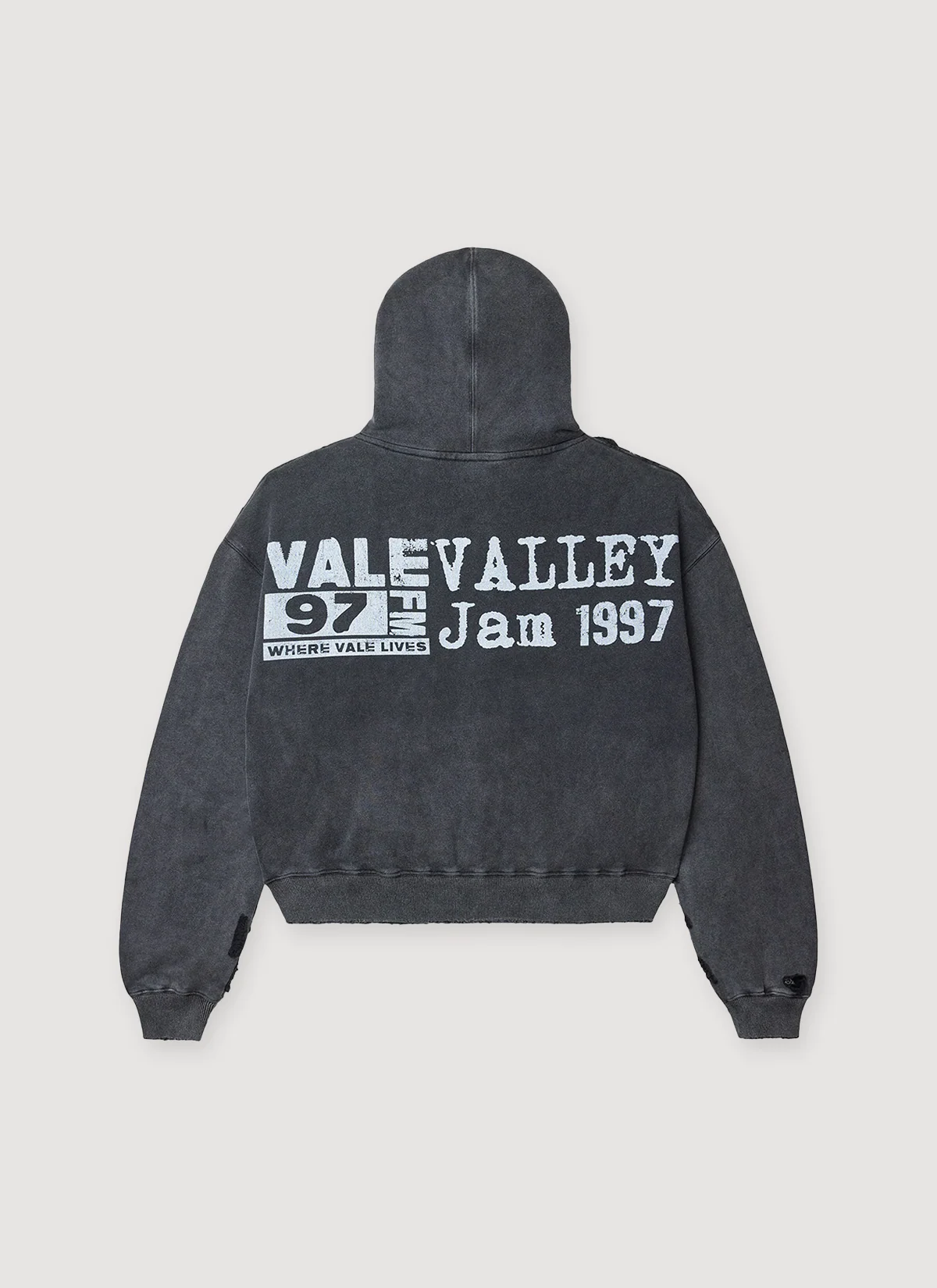 Vale Forever Bling Big Chain Sweatshirt Black - Image 2