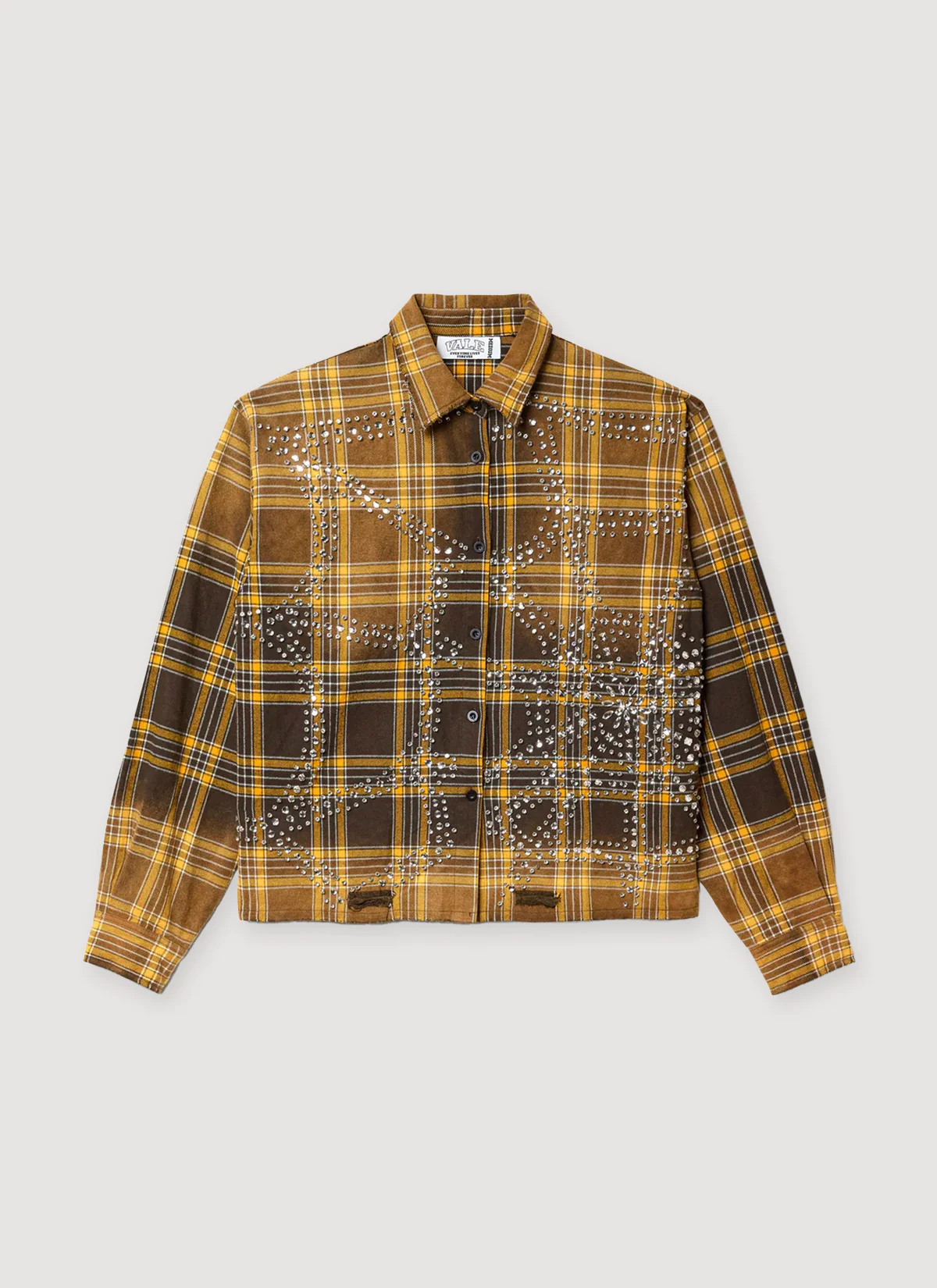 Vale Forever Chocolate Flannel Yellow