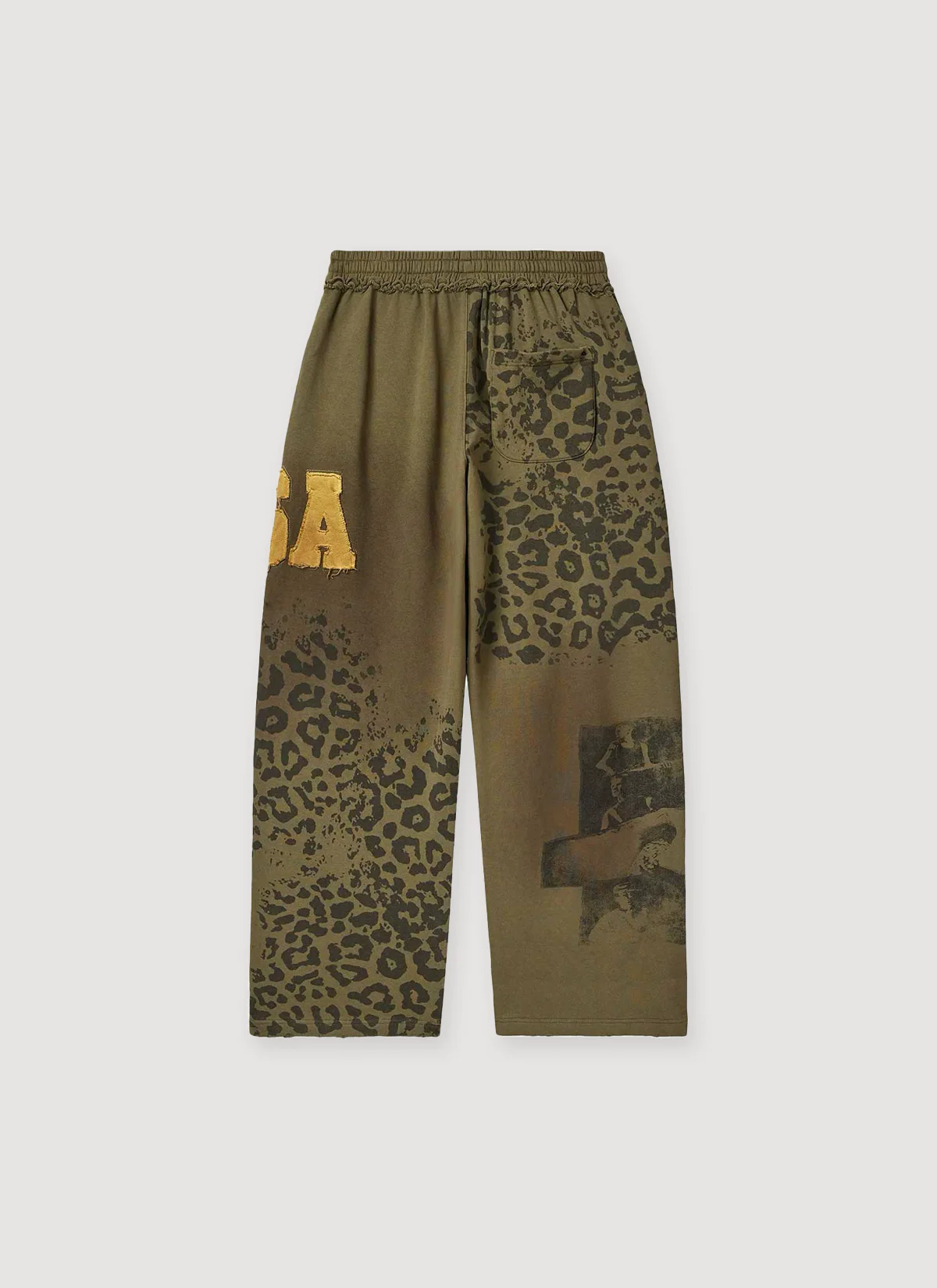 Vale Forever Safari Cheetah Sweatpants Olive - Image 2