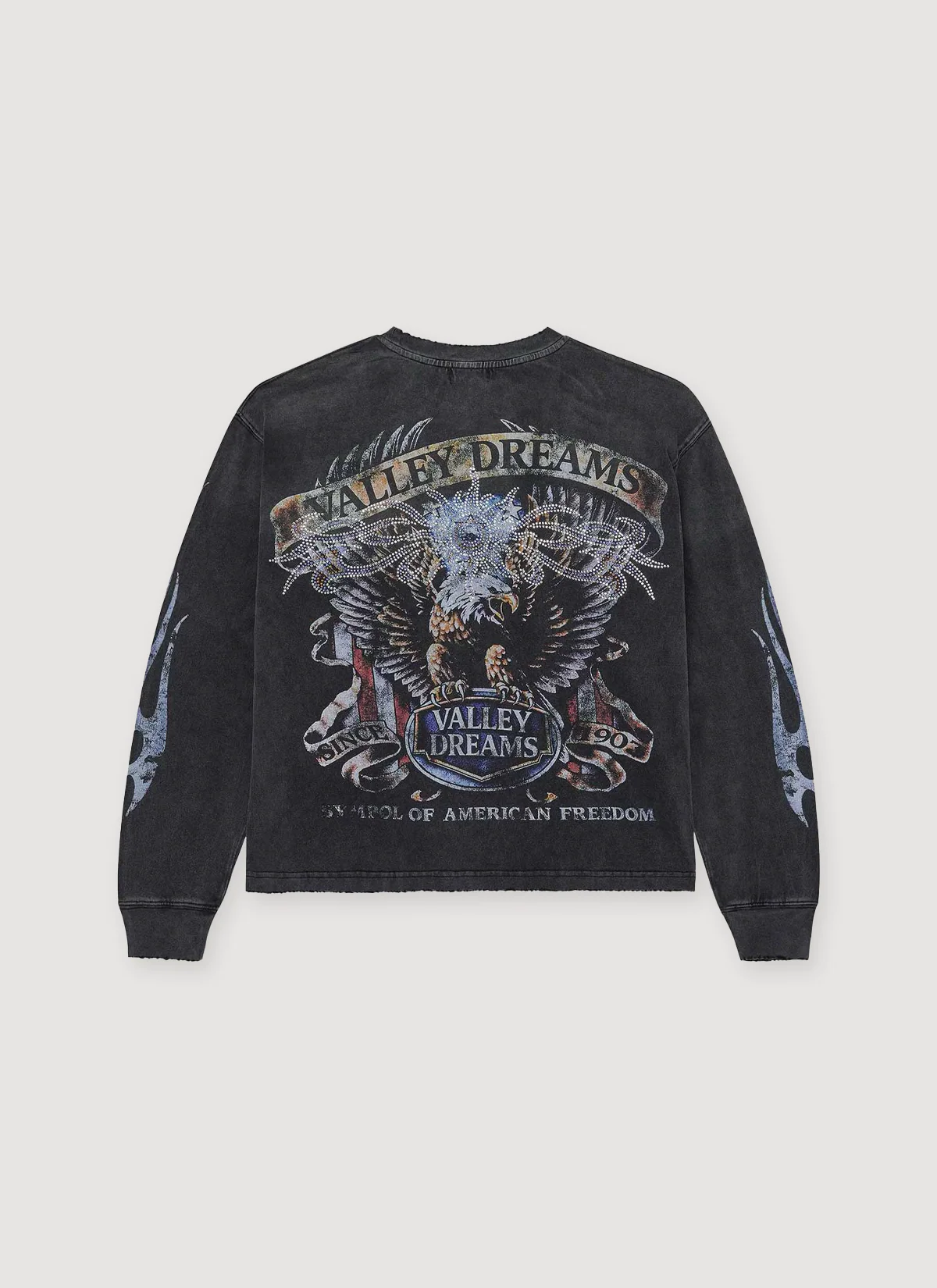 Vale Forever Valley Bling Longsleeve Vintage Black - Image 2