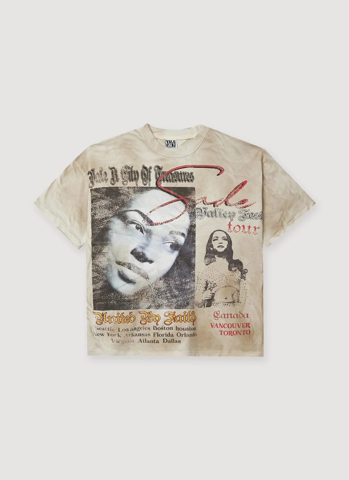 Vale Forever Valley Tour Tee Tan