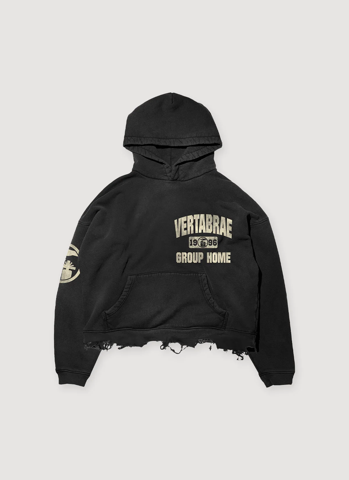 Vertabrae Group Home Sweatshirt Vintage Black