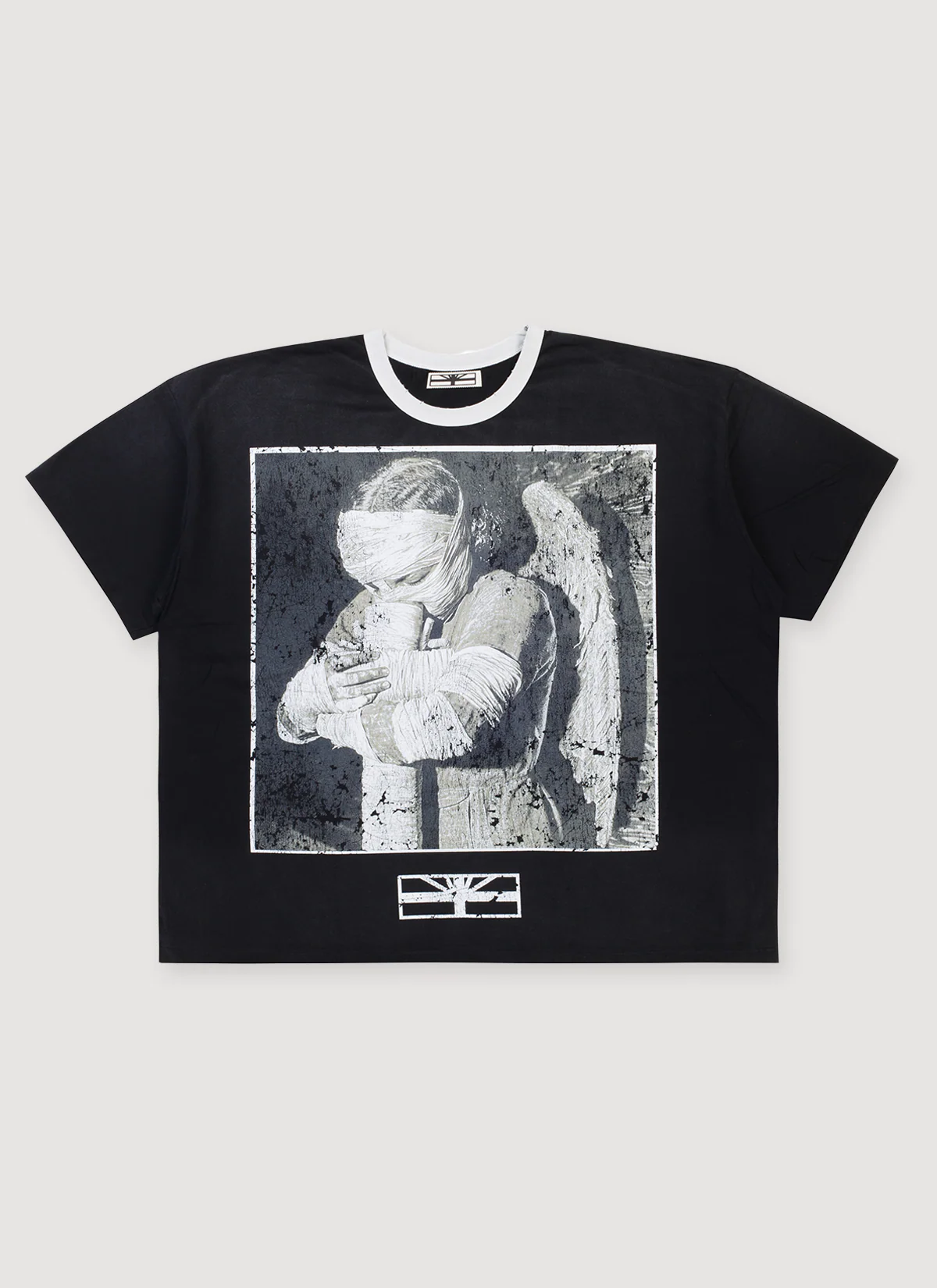 Vertabrae Vross Pain Tee Black White