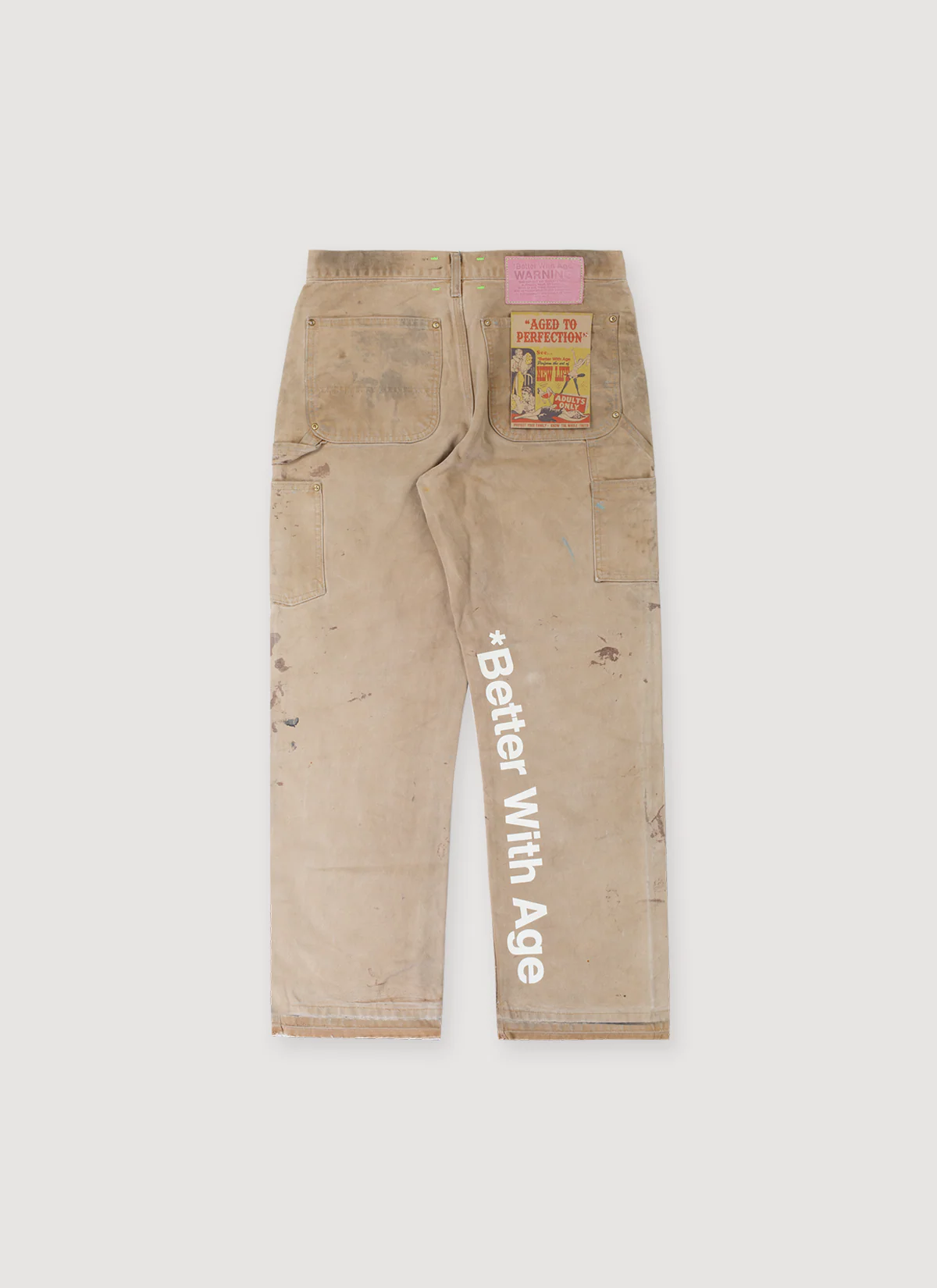 Better With Age Winston Double-Knee Trouser Tan - Image 2